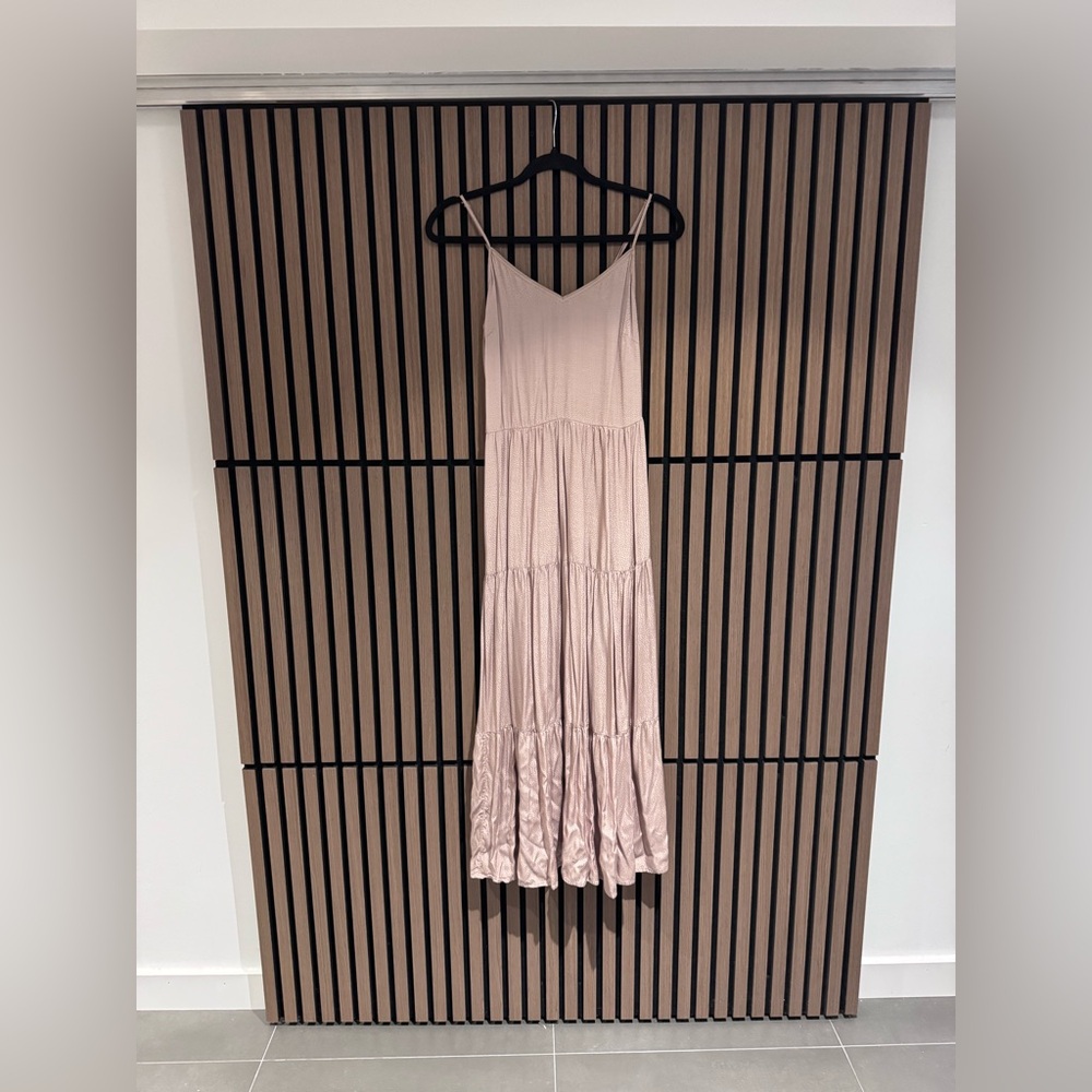 Tommy Hilfiger Light Blush beigeTiered Maxi Slip Dress